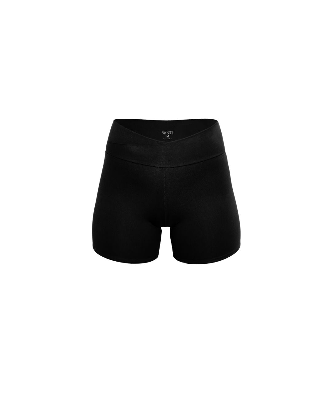 Short corto deportivo con pretina cruzada